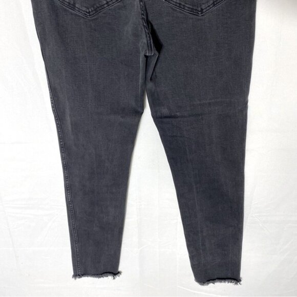 Madewell Washed Black Exposed Button Fly High Rise Skinny Jeans 29 - Picture 9 of 14